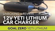 Goal Zero Yeti Lithium 12v Car Charger Unboxing & Review