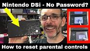 How to reset Nintendo DSi PARENTAL CONTROLS without password & do a FACTORY RESET