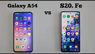 Samsung A54 vs S20 Fe in 2024 || Speed Test