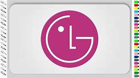 LG Logo Designing with CorelDraw | Flat Vector Style | Drawing | CorelDraw Tutorial