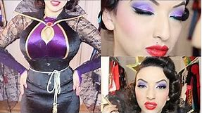 Evil Queen Makeup Tutorial (Snow White) + COSTUME!
