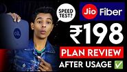 Jio Fiber ₹198 Plan Honest Review after use | Speed Test | 10MBPS