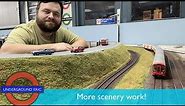 London Underground model railway build 14 - building a road and embankments