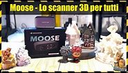 Moose 3DMakerpro , TUTORIAL ! Lo Scanner 3D PER TUTTI ! Moose Lite 3D Scanner