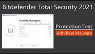 Bitdefender Total Security 2021 Review: Protection Test with Real Malware