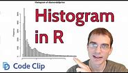 How To Make a Histogram in R