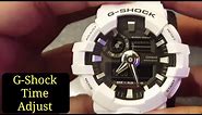 How to set the Date & Time on Casio Gshock 5522 (Analog and Digital) | GA-700