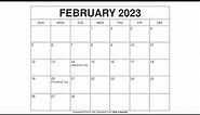 Free Printable February 2023 Calendar Templates With Holidays - Wiki Calendar