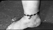 Rebecca's Ankle Bracelet Tattoo
