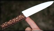 Ikea Ceramic Blade With Ikea Handle Material | Knife Making
