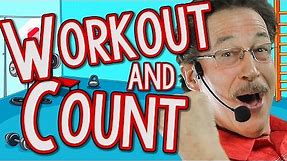 Workout & Count | Skip Count by 2's, 5's and 10's | Count Backwards | Jack Hartmann
