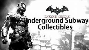 Batman Arkham Knight Subway Under Construction Collectibles All Riddler Trophies & Militia Shields