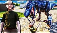 ZooKeeper Releases T-REX Dinosaurs in The Zoo?! (ZooKeeper Simulator Gameplay)