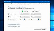 How To Change Plan Settings In Windows 10