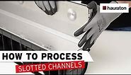 How to Process & Install Slotted Channels | Aesthetic Drainage System