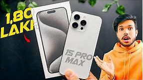 iPhone 15 Pro Max 512GB White Unboxing * TGDA PHONE *