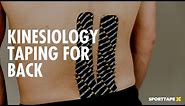 Kinesiology Taping for LOWER BACK Pain & Stiffness - How To Apply K Tape for Lower Back