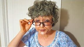 How To Do Granny Makeup And Costume!