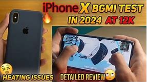 iPhone X Worth for 2024 or not | iPhone X in 2024 ❤️🔥 at 12000rs Bgmi & Pubg Test | Detailed Review