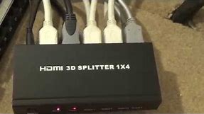 How to use a HDMI SPLITTER / AMPLIFIER