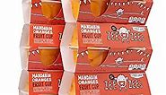 Zee Zees Mandarin Orange Fruit Cup, in 100% Juice, No Sugar Added, Gluten Free, 4 oz Cups, 24 pack