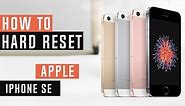 How to Restore iPhone SE to Factory Settings Hard Reset