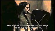 Jeff Buckley New Year's Eve Prayer poem (Sin-e) - subs