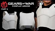 How to Make Gears of War Cosplay Armor - Free Foam Templates - Marcus Fenix Chest - Part 1