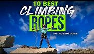 BEST CLIMBING ROPES: 10 Climbing Ropes (2023 Buying Guide)