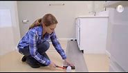 How to Install Waterproof Vinyl Plank to Replace Bathroom Floor | LL Flooring