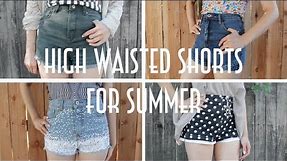 High Waisted Shorts For Summer