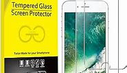 JETech Screen Protector for iPhone 7/8, 4.7-Inch, Tempered Glass Film, 2-Pack