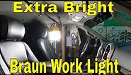 Extremely Bright Braun 360 Degree Work Light!! From Harbor Freight!!