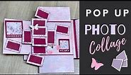 Photo Collage Pop Up Card Tutorial 💟 Popup Scrapbook Page Ideas