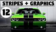 12 Popular Stripes + Graphics to Add to Your Dodge Challenger!