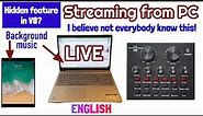 V8 Sound Card to Computer or PC or Laptop - find out the feature you perhaps don’t know it exist