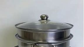 Single layer stainless steel soup pot