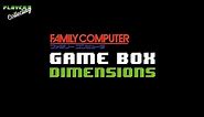 [INFO] Nintendo Famicom (Japanese NES) Game Box Dimensions