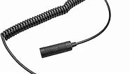 Helicopter Civilian Headset Extension Line Single Cable Coiling Type General Aviation Headphone Extension Used to Expand U-174/U Plugs to Connect Helicopters Aircraft Jack (Coiling Style)
