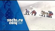Amazing Big Final - Pierre Vaultier Wins Snowboard Cross Gold | Sochi 2014 Winter Olympics