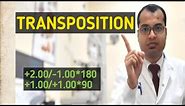 Transpositon of Lens|How to Transpose Eyeglass Prescription|Transposition|Simple Transposition| Lens