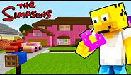 The Simpsons SPRINGFIELD MAP Tour In MINECRAFT