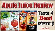 Apple Juice Pack Review and Comparison | Which Apple Juice is Best in Taste | Shopping Guruji