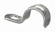 Halex 1/2 in. Standard Fitting Electrical Metallic Tube (EMT) 1-Hole Straps (25-Pack) 26151