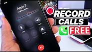 How to Record phone Calls on iPhone FREE & EASY
