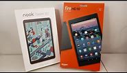 NOOK Tablet 10.1" vs Kindle Fire HD 10 - Side by Side Everyday Usage Test