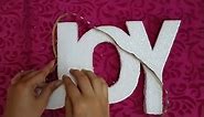 How to make infinity mirror | DIY infinity illusion mirror with customizable lettering | JOY in DIY