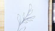 How to Draw Leaf Vines : Step by Step for Beginners - JeyRam Drawing Tutorials