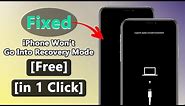 Fix iPhone Stuck/Won't Restore in Recovery Mode (Ufixer Solution) 2024 #icloudunlock #icloudbypass