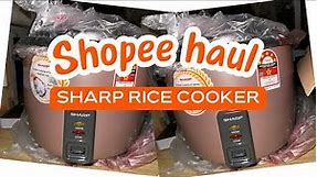 Unboxing New Rice Cooker (non-stick) from SHARP